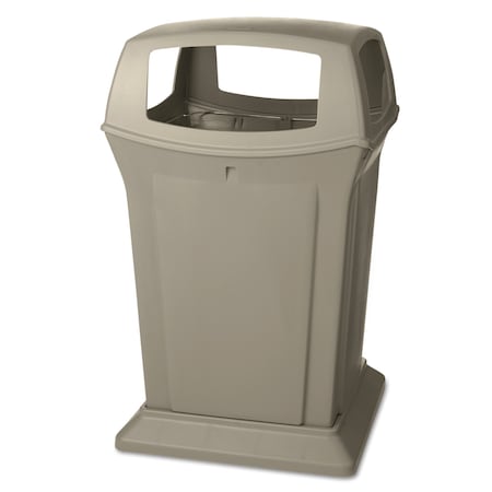 Rubbermaid Commercial 45 gal. Square Trash Can FG917388BEIG